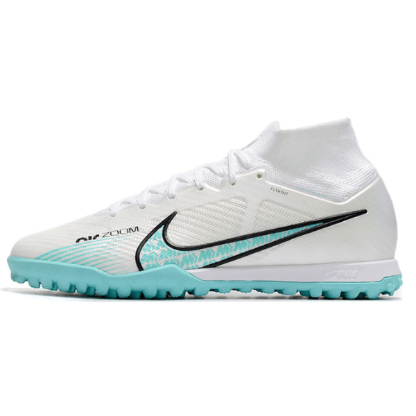 Nike Zoom Mercurial Superfly 9 Elite White and Blue TF