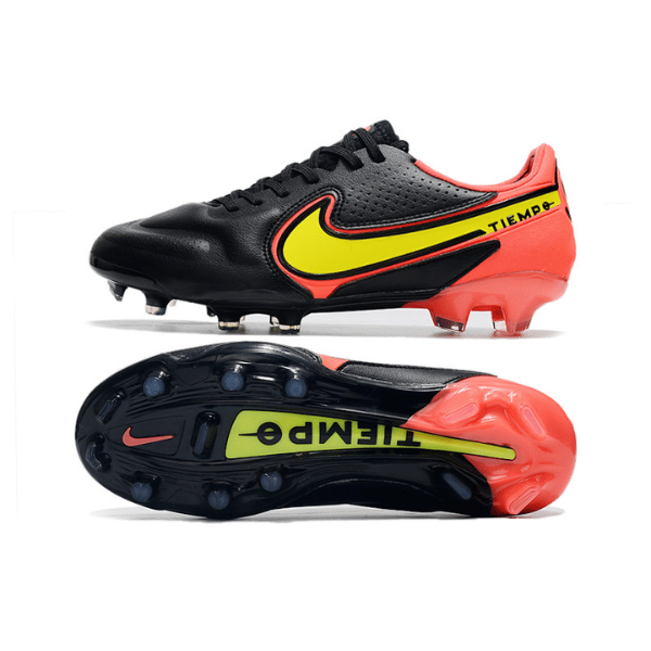 Nike Tiempo Legend 9 Elite Black and Orange FG