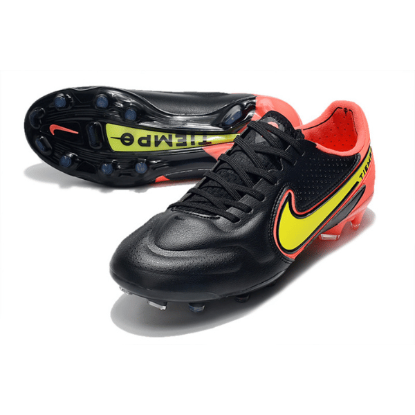 Nike Tiempo Legend 9 Elite Black and Orange FG