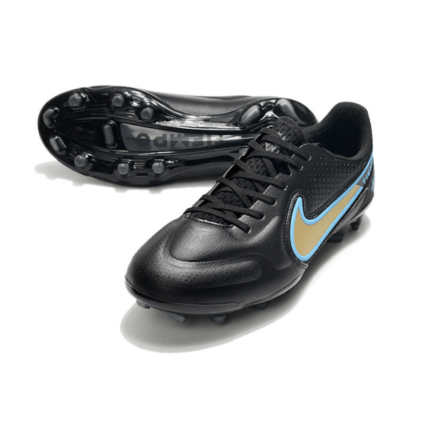 Nike Tiempo Legend 9 Elite Black and Yellow FG