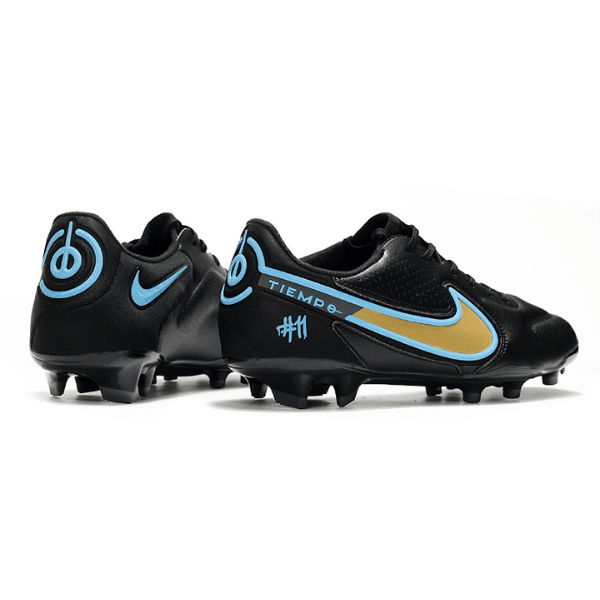 Nike Tiempo Legend 9 Elite Black and Yellow FG
