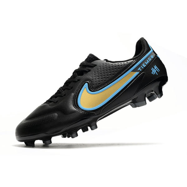 Nike Tiempo Legend 9 Elite Black and Yellow FG