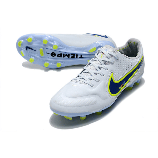 Nike Tiempo Legend 9 Elite White and Blue FG