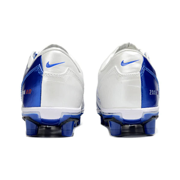 Nike Total 90 III Kids Blue and White Firm Ground FG Football Boot