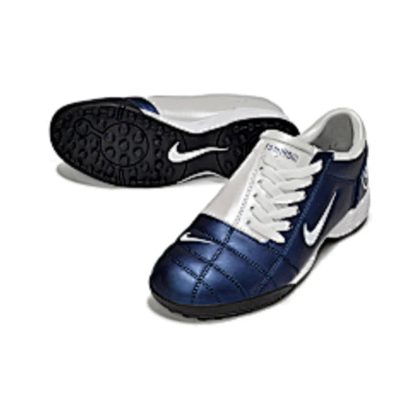 Nike Total 90 III Kids Turf TF Football Boot Blue and White