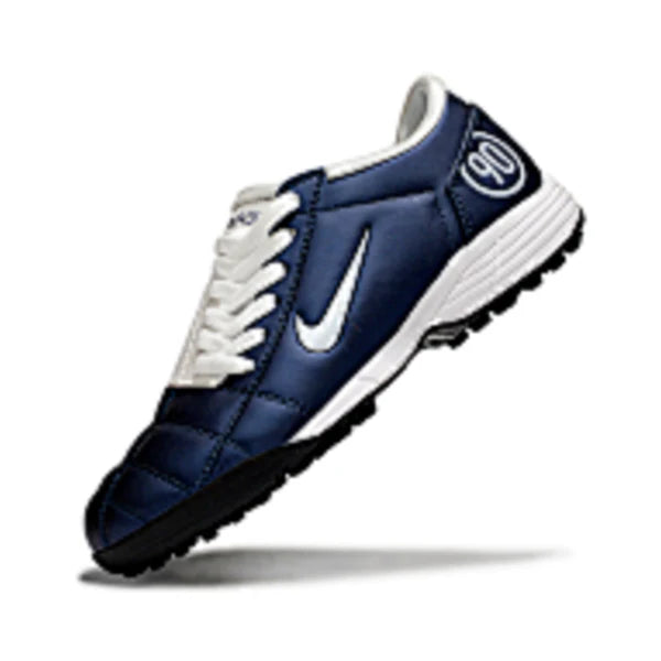 Nike Total 90 III Kids Turf TF Football Boot Blue and White