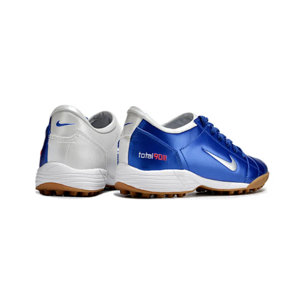 Nike Total 90 III Kids Turf TF Football Boot White and Blue