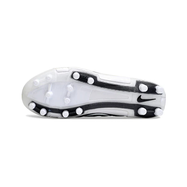 Nike Total 90 III Kids White and Black Firm Ground FG Football Boot