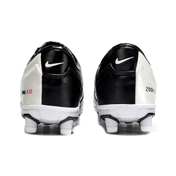 Nike Total 90 III Kids White and Black Firm Ground FG Football Boot