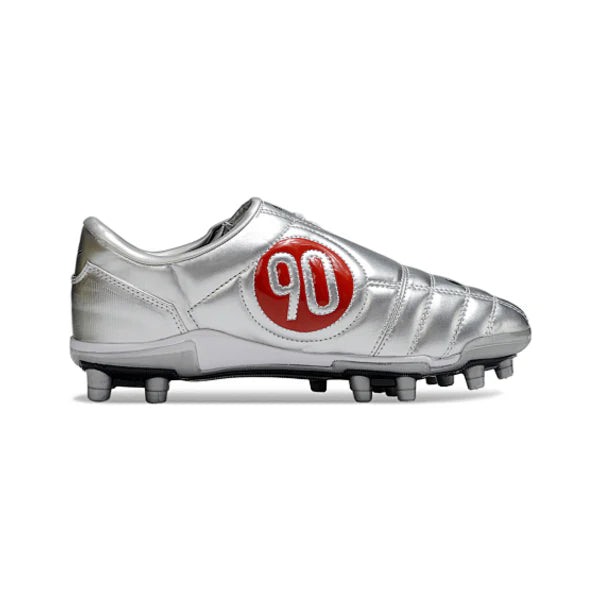 Nike Total 90 III Silver Firm Ground FG Kids Football Boot
