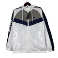 Nike White Grey and Blue Windbreaker Jacket