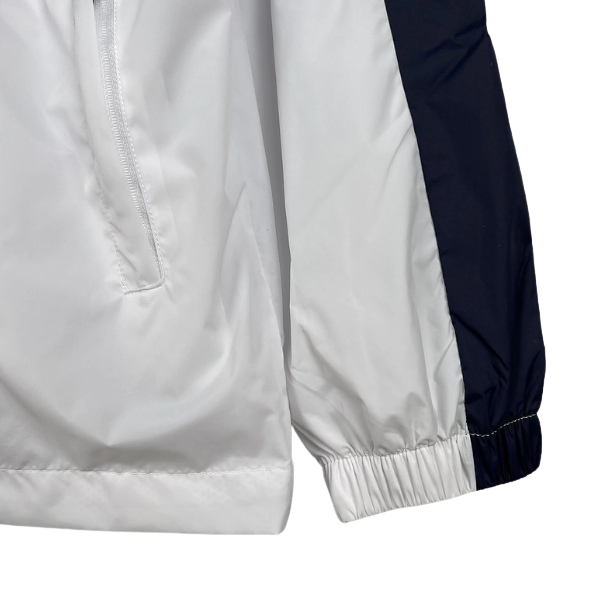 Nike White Grey and Blue Windbreaker Jacket