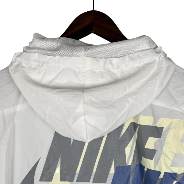 Nike White Windbreaker Jacket