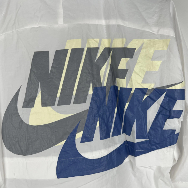 Nike White Windbreaker Jacket