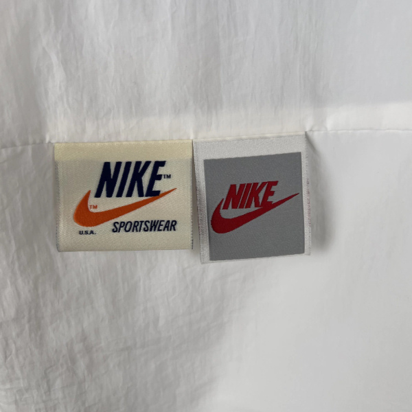 Nike White Windbreaker Jacket