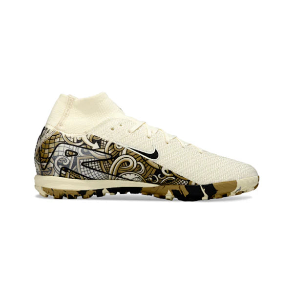Nike Zoom Mercurial Superfly 10 Elite Beige Turf TF Kids Football Boot