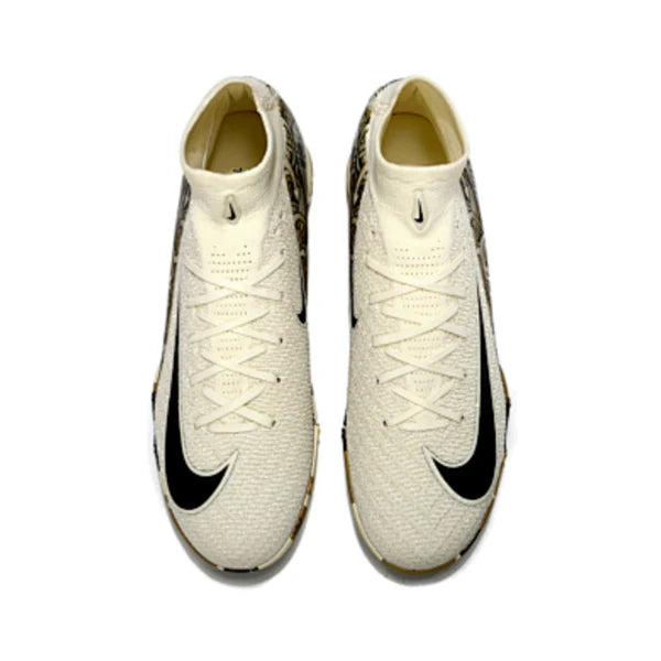Nike Zoom Mercurial Superfly 10 Elite Beige Turf TF Kids Football Boot