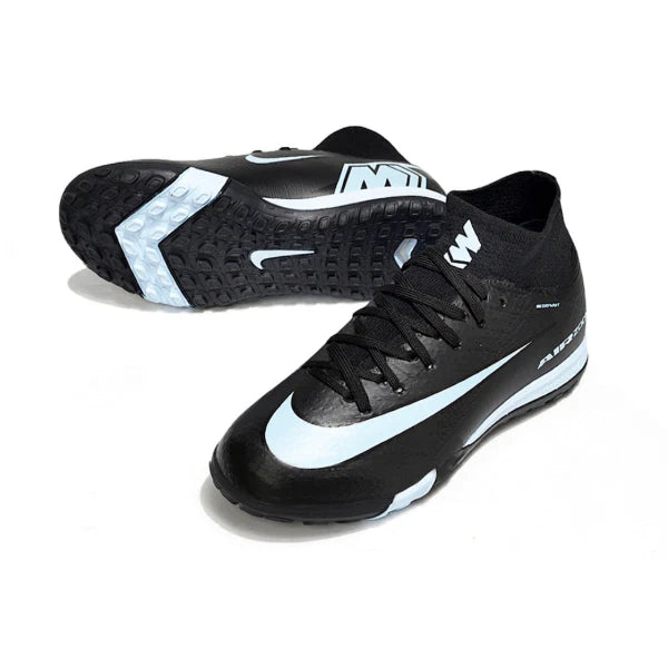 Nike Zoom Mercurial Superfly 10 Elite Black and Light Blue TF Kids