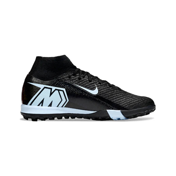 Nike Zoom Mercurial Superfly 10 Elite Black and White Turf TF Kids Football Boot