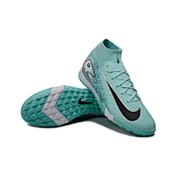 Nike Zoom Mercurial Superfly 10 Elite Kids Light Blue Turf TF Football Boot