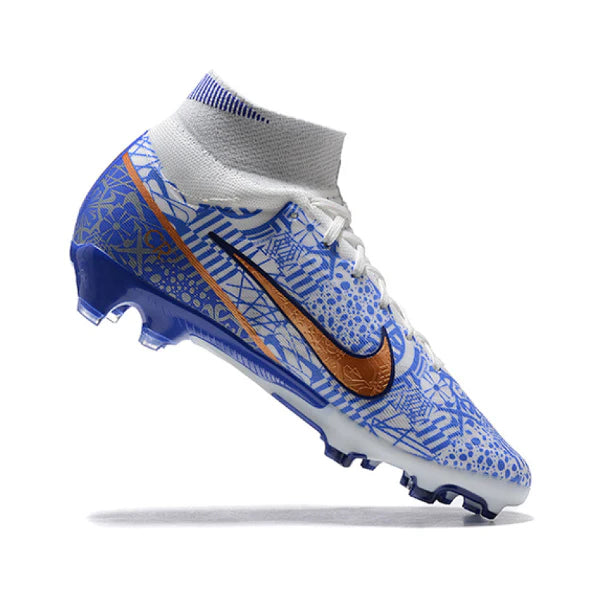 Nike Zoom Mercurial Superfly 9 Elite CR7 Pack Blue Firm Ground FG Kids Football Boot