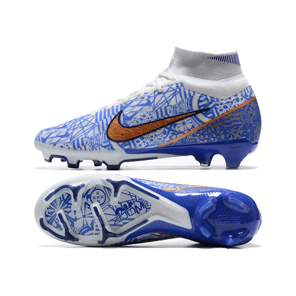 Nike Zoom Mercurial Superfly 9 Elite CR7 Pack Blue Firm Ground FG Kids Football Boot