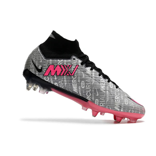 Nike Zoom Mercurial Superfly 9 Elite Gray and Pink SG
