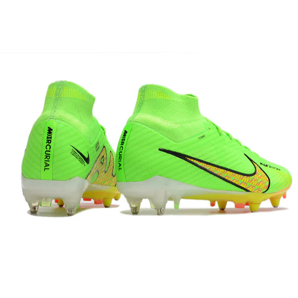 Nike Zoom Mercurial Superfly 9 Elite Green and Yellow SG