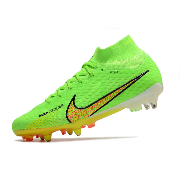 Nike Zoom Mercurial Superfly 9 Elite Green and Yellow SG