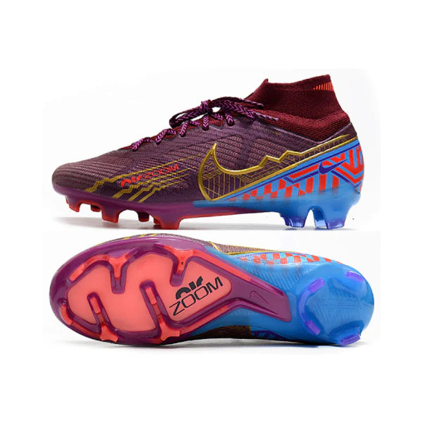 Nike Zoom Mercurial Superfly 9 Elite Purple Mbappe FG Kids