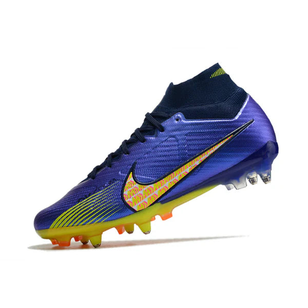 Nike Zoom Mercurial Superfly 9 Elite Purple and Yellow SG