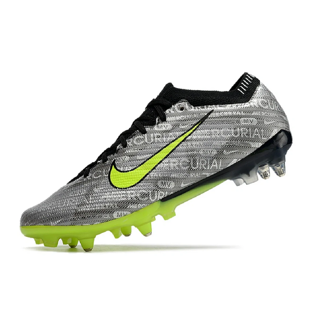 Nike Zoom Mercurial Vapor 15 Elite SG Gray and Green