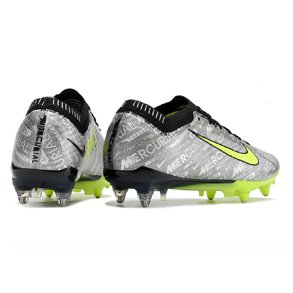 Nike Zoom Mercurial Vapor 15 Elite SG Gray and Green