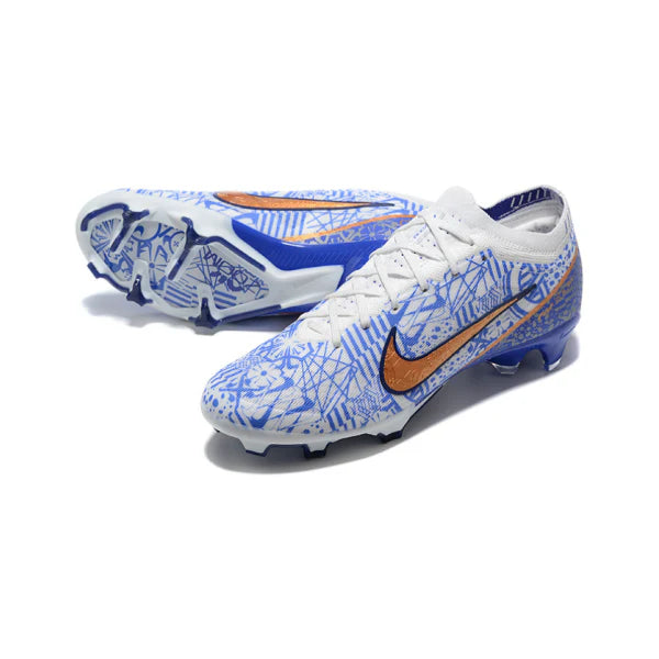 Nike Zoom Mercurial Vapor 15 Elite CR7 Blue Firm Ground FG Kids Football Boot