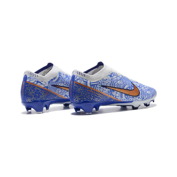 Nike Zoom Mercurial Vapor 15 Elite CR7 Blue Firm Ground FG Kids Football Boot