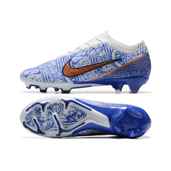 Nike Zoom Mercurial Vapor 15 Elite CR7 Blue Firm Ground FG Kids Football Boot