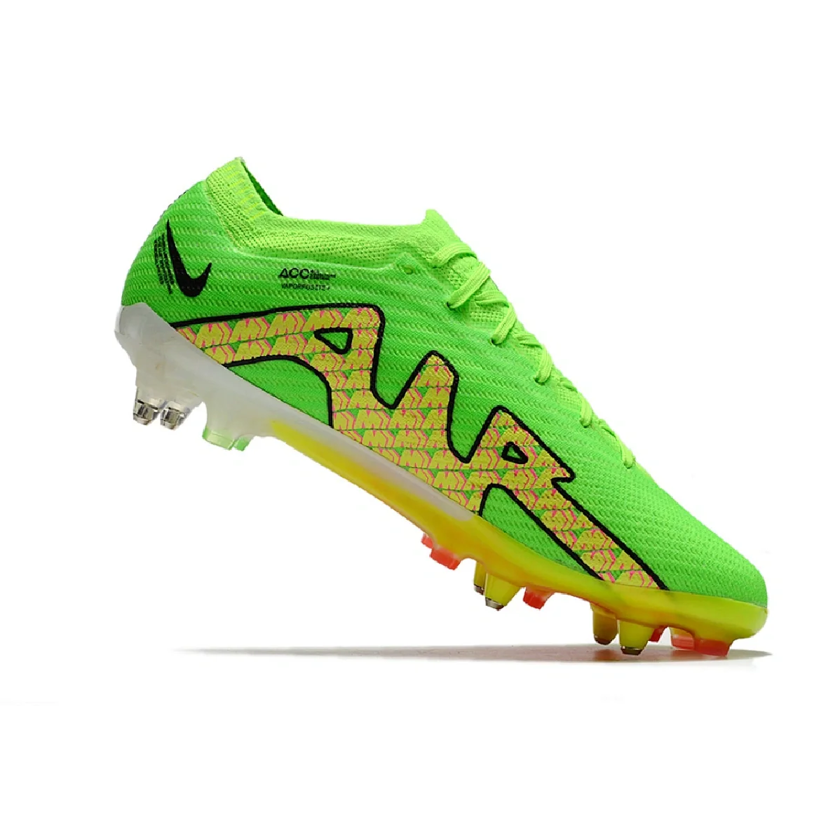 Nike Zoom Mercurial Vapor 15 Elite Green and Yellow SG