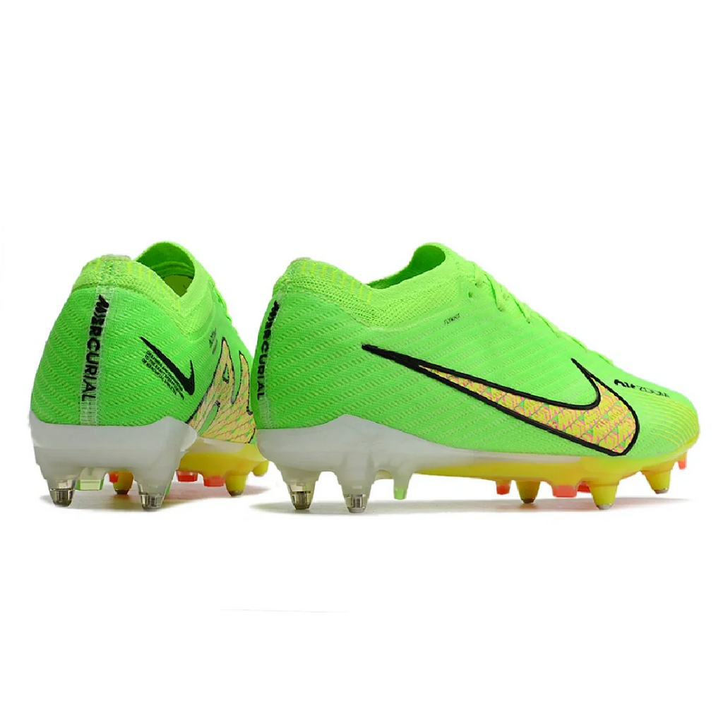 Nike Zoom Mercurial Vapor 15 Elite Green and Yellow SG