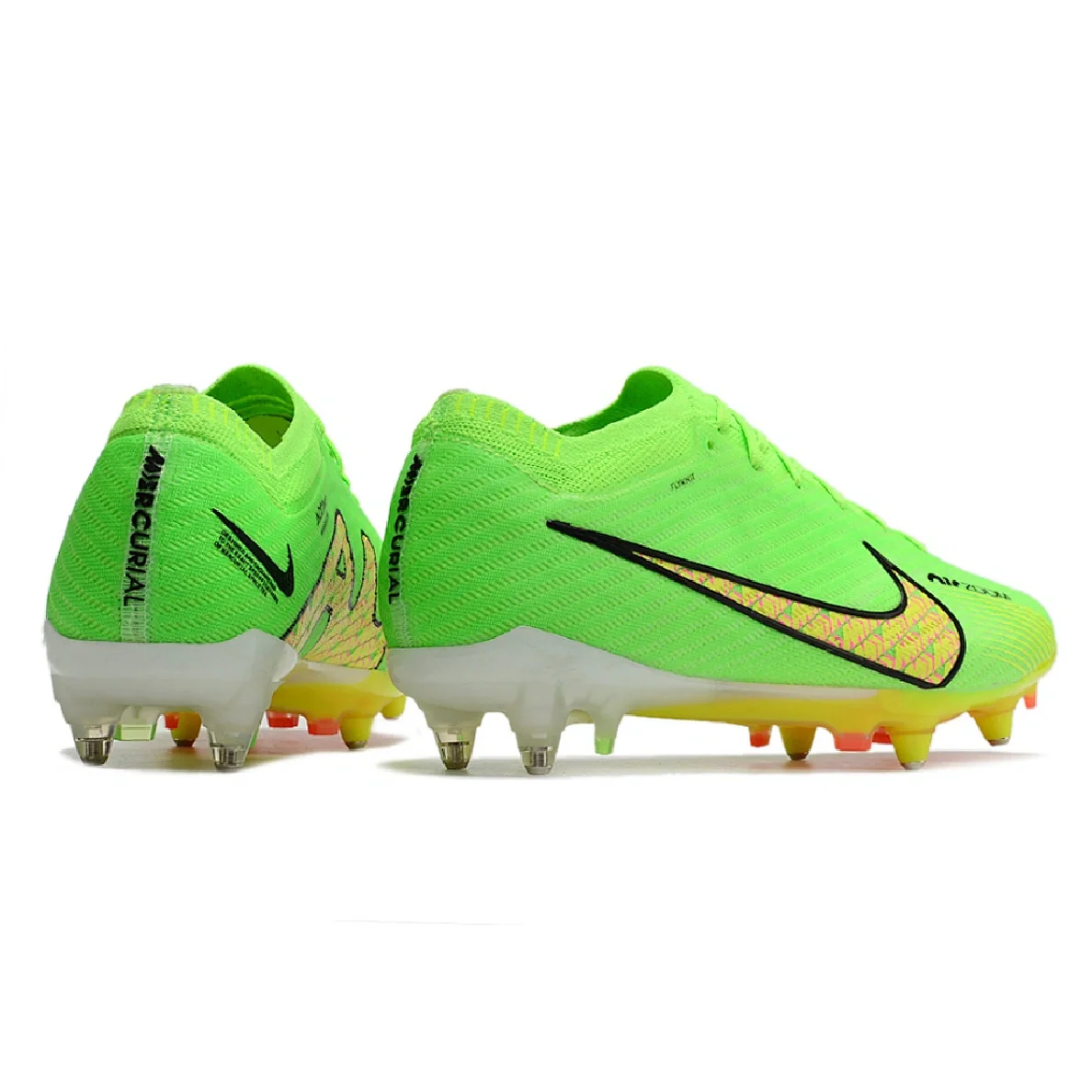 Nike Zoom Mercurial Vapor 15 Elite Green and Yellow SG