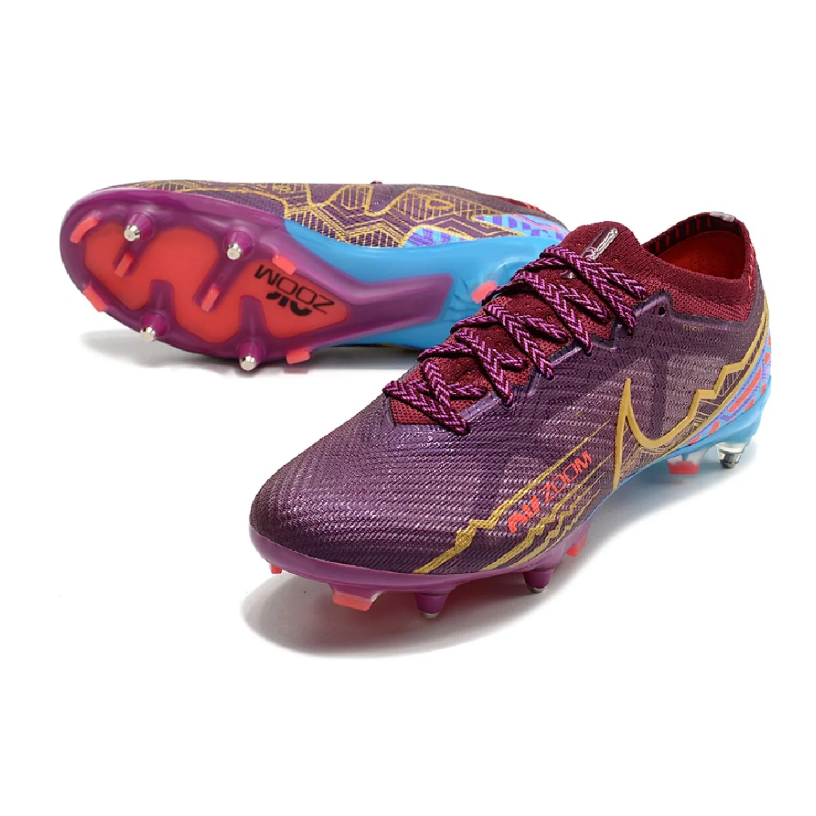 Nike Zoom Mercurial Vapor 15 Elite Purple SG Mbappe
