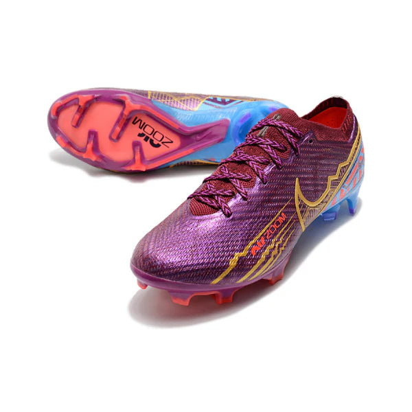 Nike Zoom Mercurial Vapor 15 Elite Purple Mbappe Pack Firm Ground FG Kids Football Boot
