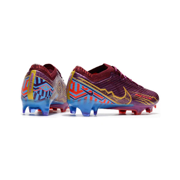 Nike Zoom Mercurial Vapor 15 Elite Purple Mbappe Pack Firm Ground FG Kids Football Boot