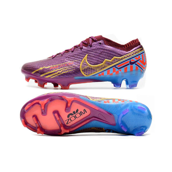 Nike Zoom Mercurial Vapor 15 Elite Purple Mbappe Pack Firm Ground FG Kids Football Boot
