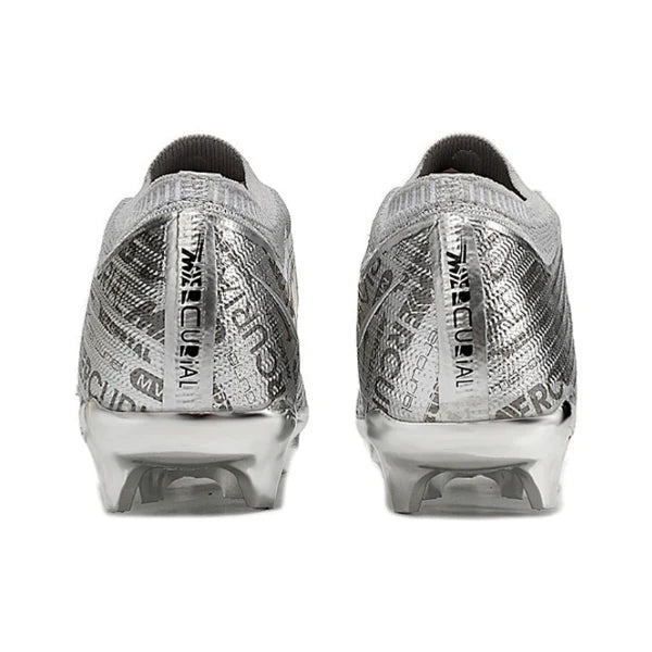 Nike Zoom Mercurial Vapor 15 Elite Silver Firm Ground FG Kids Football Boot