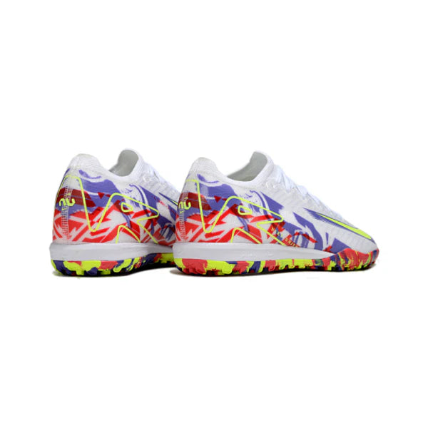 Nike Zoom Mercurial Vapor 16 Elite Kids Turf TF Football Boot White Purple and Red