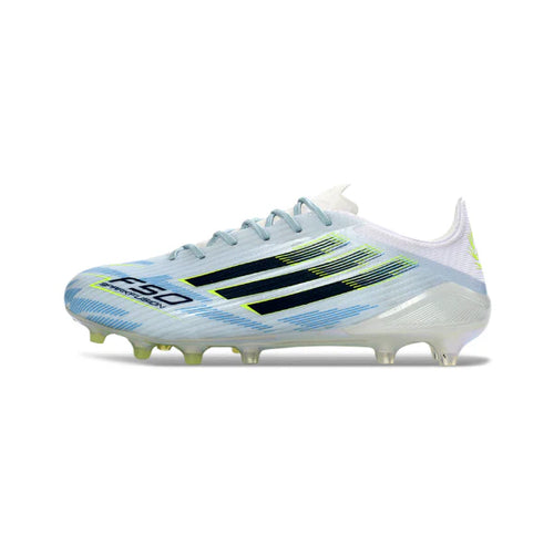 Adidas F50 Elite Light Blue, White and Black FG