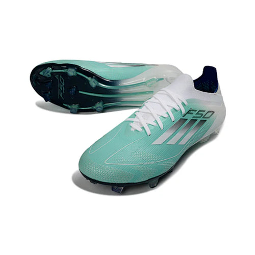 Adidas F50 Primeknit Elite White and Silver FG