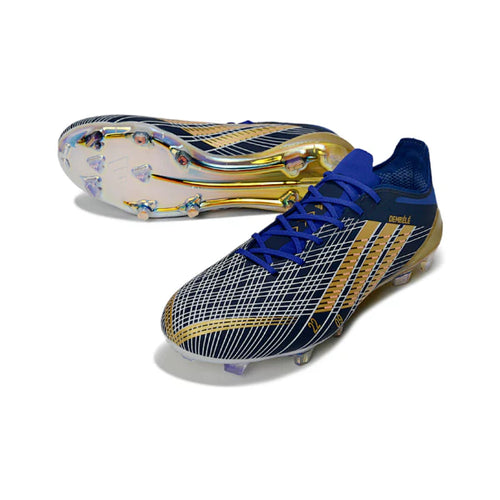 Adidas F50 Elite Dembele Golden and Blue FG