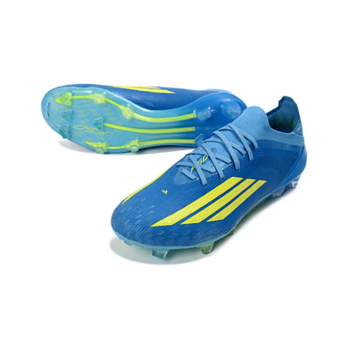 Adidas F50 Primeknit Elite Blue and Yellow FG