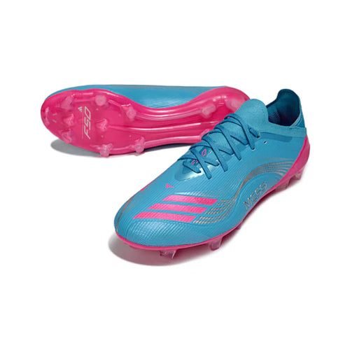 Adidas F50 Primeknit Elite Messi Blue and Pink FG